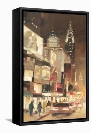 Avenue Glow-Paulo Romero-Framed Stretched Canvas