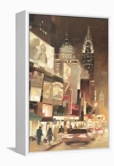 Avenue Glow-Paulo Romero-Framed Stretched Canvas