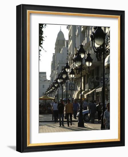 Avenue Habib Bourgiba, Tunis, Tunisia, North Africa, Africa-Ethel Davies-Framed Photographic Print