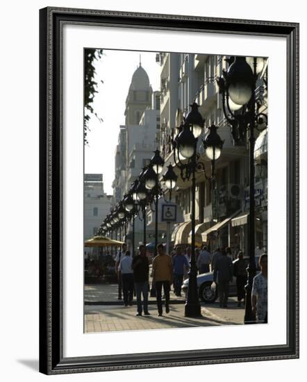 Avenue Habib Bourgiba, Tunis, Tunisia, North Africa, Africa-Ethel Davies-Framed Photographic Print