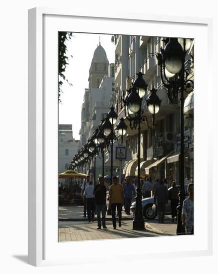 Avenue Habib Bourgiba, Tunis, Tunisia, North Africa, Africa-Ethel Davies-Framed Photographic Print