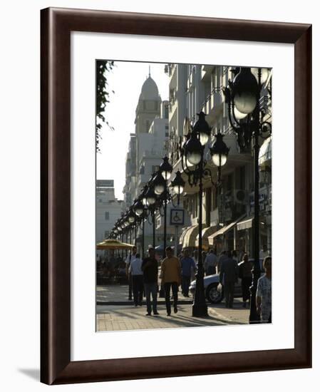 Avenue Habib Bourgiba, Tunis, Tunisia, North Africa, Africa-Ethel Davies-Framed Photographic Print