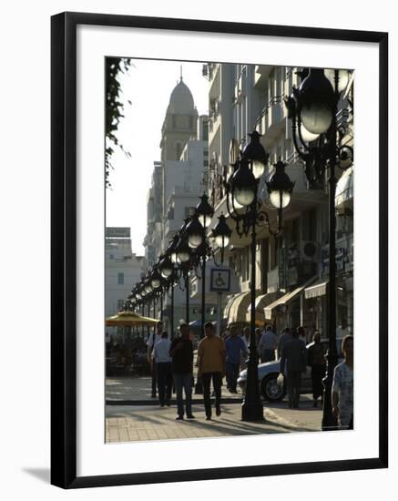 Avenue Habib Bourgiba, Tunis, Tunisia, North Africa, Africa-Ethel Davies-Framed Photographic Print