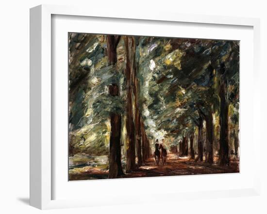 Avenue in Sakrow with Two Riders-Max Liebermann-Framed Giclee Print