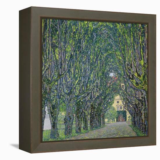 Avenue in the Park of Kammer Castle, 1912-Gustav Klimt-Framed Premier Image Canvas