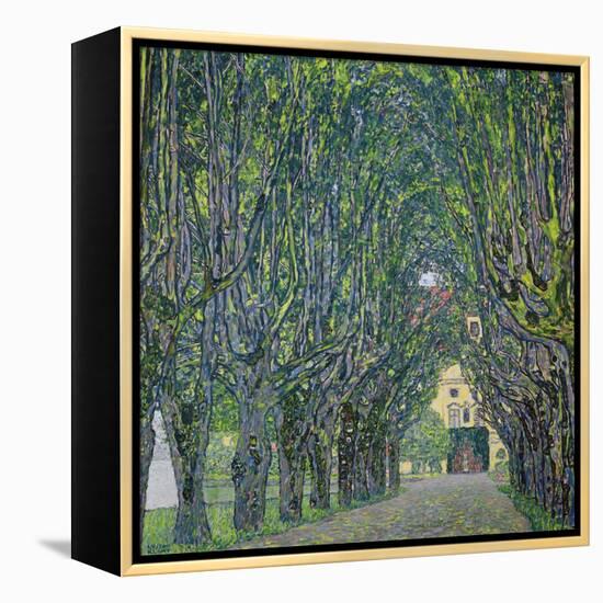 Avenue in the Park of Kammer Castle, 1912-Gustav Klimt-Framed Premier Image Canvas