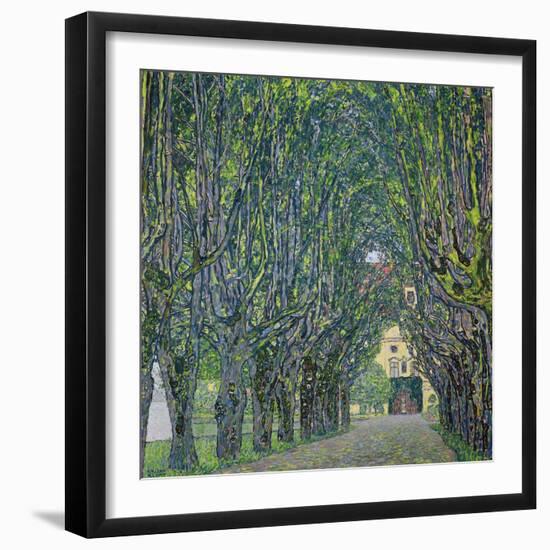 Avenue in the Park of Kammer Castle, 1912-Gustav Klimt-Framed Premium Giclee Print