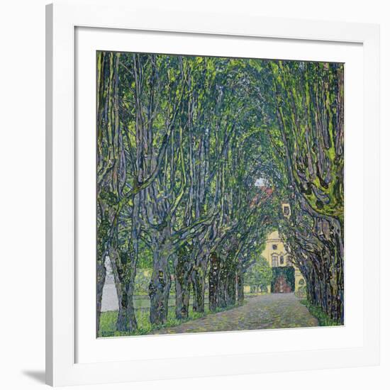 Avenue in the Park of Kammer Castle, 1912-Gustav Klimt-Framed Giclee Print