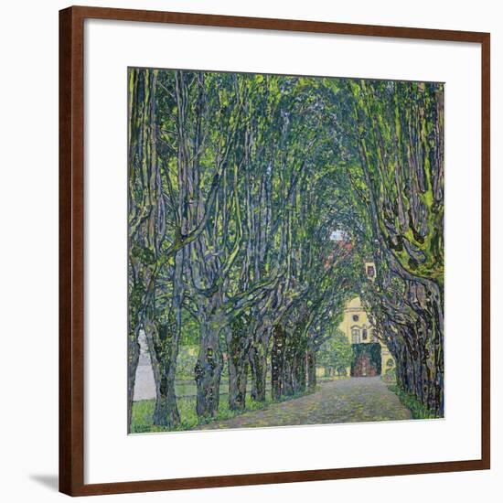 Avenue in the Park of Kammer Castle, 1912-Gustav Klimt-Framed Giclee Print