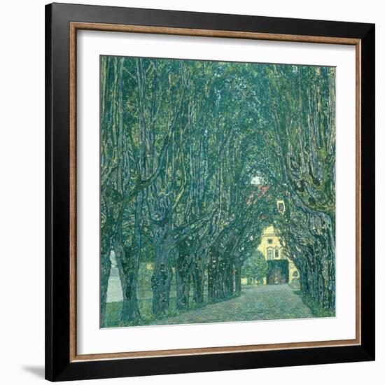 Avenue in the Park of Schloss Kammer, 1912-Gustav Klimt-Framed Giclee Print