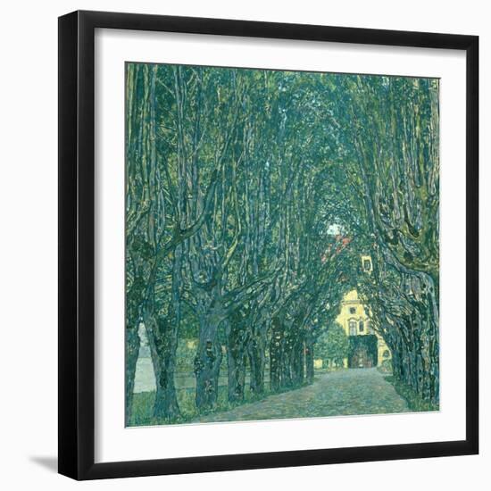 Avenue in the Park of Schloss Kammer, 1912-Gustav Klimt-Framed Giclee Print