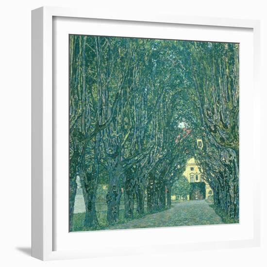 Avenue in the Park of Schloss Kammer, 1912-Gustav Klimt-Framed Giclee Print