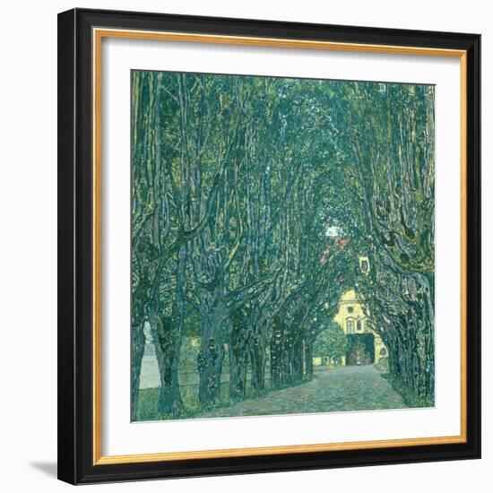 Avenue in the Park of Schloss Kammer, 1912-Gustav Klimt-Framed Giclee Print