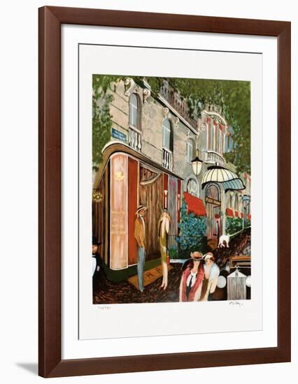 Avenue Montaigne À Paris-Ramon Dilley-Framed Limited Edition