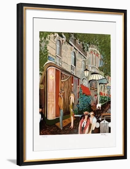 Avenue Montaigne À Paris-Ramon Dilley-Framed Limited Edition