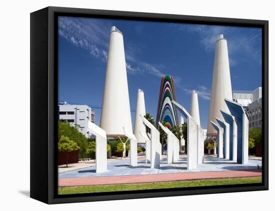 Avenue of Europe-Felipe Rodriguez-Framed Premier Image Canvas