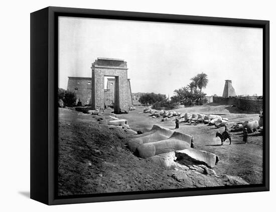 Avenue of Sphinxes, Karnak, Egypt, 1893-John L Stoddard-Framed Premier Image Canvas