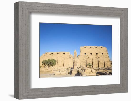 Avenue of Sphinxes, Luxor Temple, UNESCO World Heritage Site, Luxor, Egypt, North Africa, Africa-Jane Sweeney-Framed Photographic Print