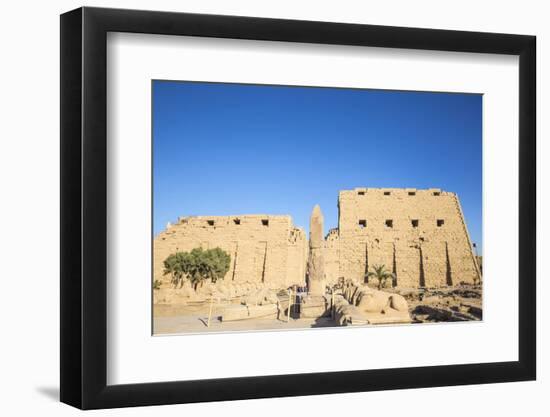 Avenue of Sphinxes, Luxor Temple, UNESCO World Heritage Site, Luxor, Egypt, North Africa, Africa-Jane Sweeney-Framed Photographic Print