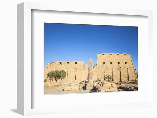 Avenue of Sphinxes, Luxor Temple, UNESCO World Heritage Site, Luxor, Egypt, North Africa, Africa-Jane Sweeney-Framed Photographic Print