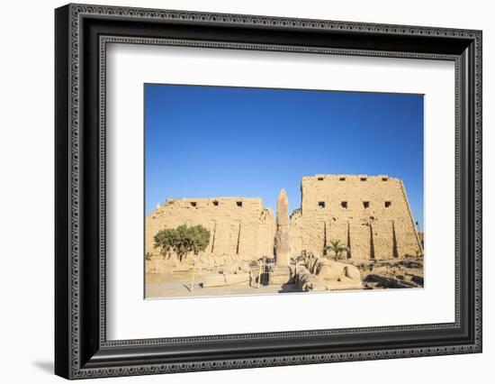 Avenue of Sphinxes, Luxor Temple, UNESCO World Heritage Site, Luxor, Egypt, North Africa, Africa-Jane Sweeney-Framed Photographic Print