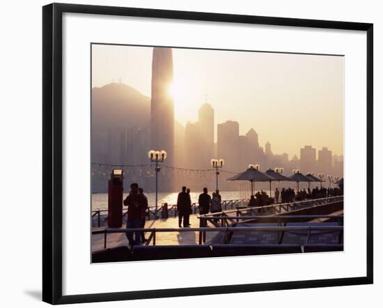 Avenue of Stars, Tsim Sha Tsui, Kowloon, Hong Kong, China-Amanda Hall-Framed Photographic Print