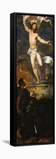 Averoldi Polyptych - detail (Christ Risen)-Titian (Tiziano Vecelli)-Framed Premier Image Canvas