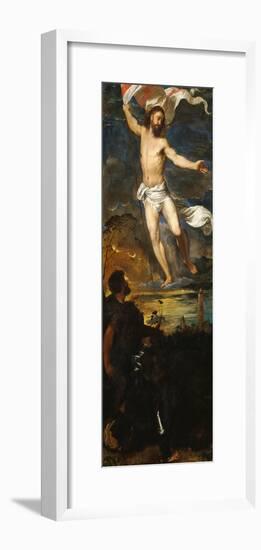 Averoldi Polyptych - detail (Christ Risen)-Titian (Tiziano Vecelli)-Framed Giclee Print