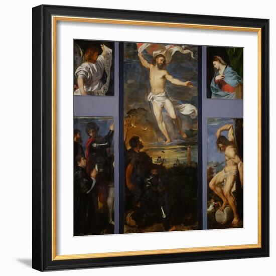 Averoldi Polyptych-Titian (Tiziano Vecelli)-Framed Giclee Print