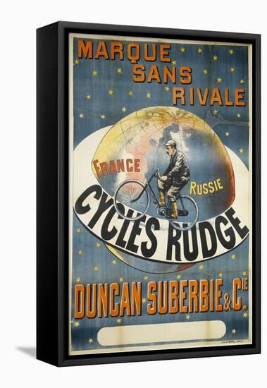 Avertising Poster for Rudge Bicycles-Appel-Framed Premier Image Canvas