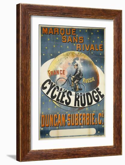Avertising Poster for Rudge Bicycles-Appel-Framed Giclee Print