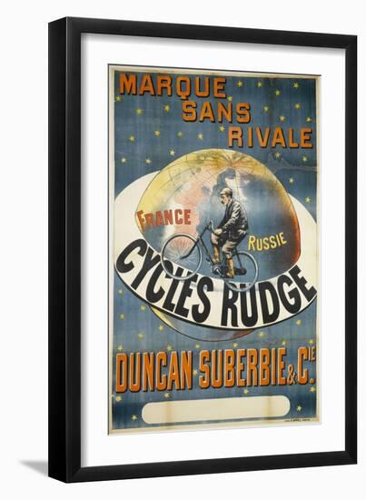 Avertising Poster for Rudge Bicycles-Appel-Framed Giclee Print