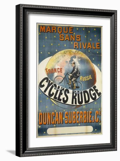 Avertising Poster for Rudge Bicycles-Appel-Framed Giclee Print