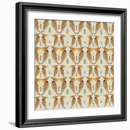 Aves, Carpintero Fajeado-Belen Mena-Framed Giclee Print