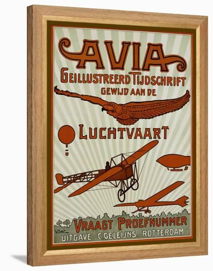 Avia Geillustreerd Tijdschrift Poster-null-Framed Premier Image Canvas