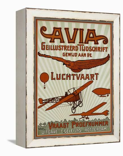 Avia Geillustreerd Tijdschrift Poster-null-Framed Premier Image Canvas