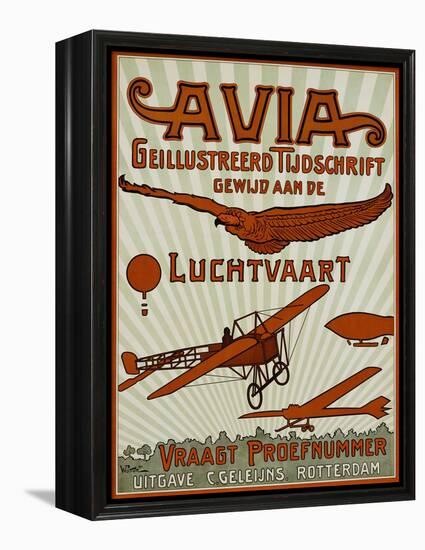 Avia Geillustreerd Tijdschrift Poster-null-Framed Premier Image Canvas