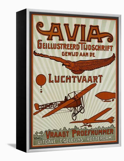 Avia Geillustreerd Tijdschrift Poster-null-Framed Premier Image Canvas