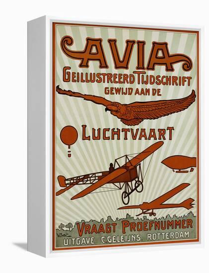 Avia Geillustreerd Tijdschrift Poster-null-Framed Premier Image Canvas