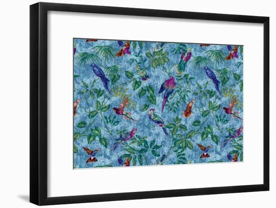 Aviary Blue-Bill Jackson-Framed Giclee Print