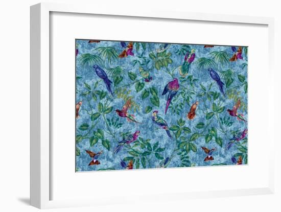 Aviary Blue-Bill Jackson-Framed Giclee Print