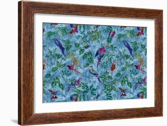 Aviary Blue-Bill Jackson-Framed Giclee Print