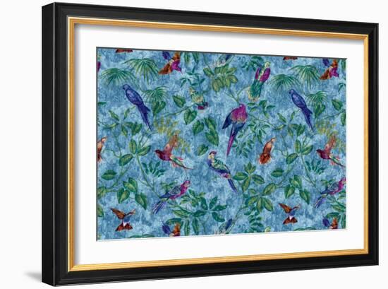 Aviary Blue-Bill Jackson-Framed Giclee Print