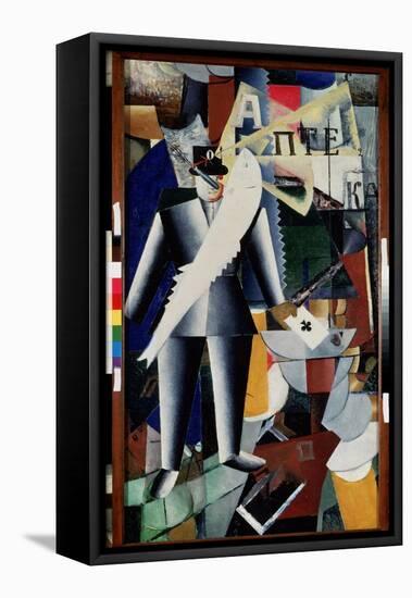 Aviateur (Aviator). Peinture De Kasimir Severinovich Malevitch (Malevich, Malevic) (1878-1935), Hui-Kazimir Severinovich Malevich-Framed Premier Image Canvas