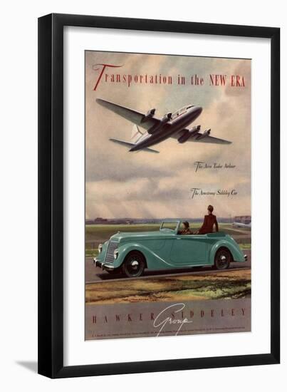 Aviation Hawker Siddeley Cars Aeroplanes Air, UK, 1940-null-Framed Giclee Print
