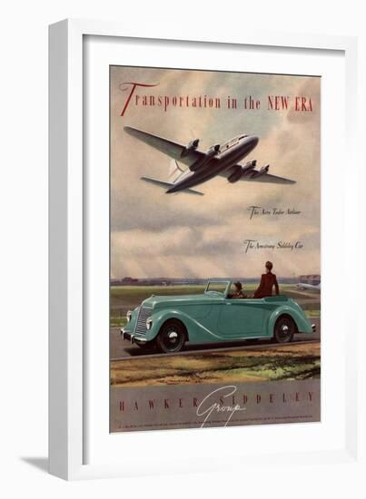 Aviation Hawker Siddeley Cars Aeroplanes Air, UK, 1940-null-Framed Giclee Print