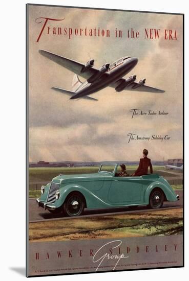 Aviation Hawker Siddeley Cars Aeroplanes Air, UK, 1940-null-Mounted Giclee Print