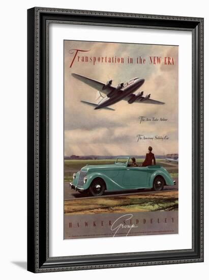 Aviation Hawker Siddeley Cars Aeroplanes Air, UK, 1940-null-Framed Giclee Print