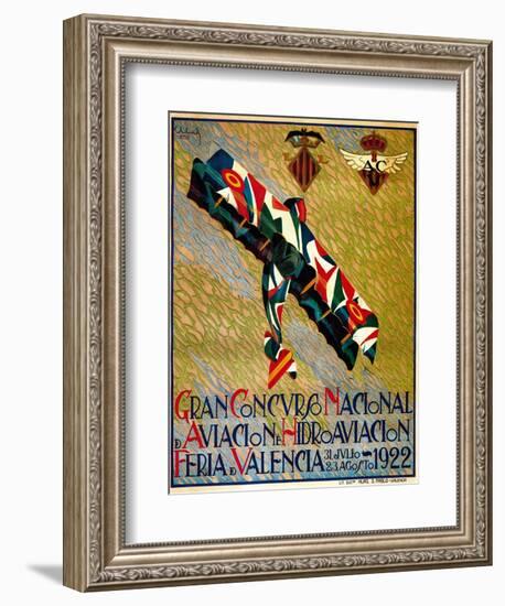 Aviation Meet Promotion-Lantern Press-Framed Art Print