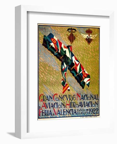 Aviation Meet Promotion-Lantern Press-Framed Art Print